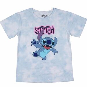 Disney Stitch Tie-Dye Blue T-Shirt